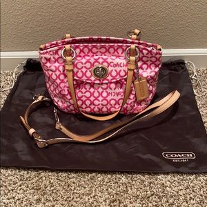 Pink Coach purse